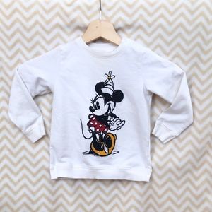 White Minnie Mouse Light Knit